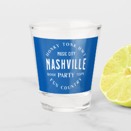 Country Music Whiskey Shot Glass Nashville Party Schnapsglas