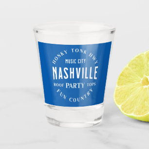 Country Music Whiskey Shot Glass Nashville Party Schnapsglas