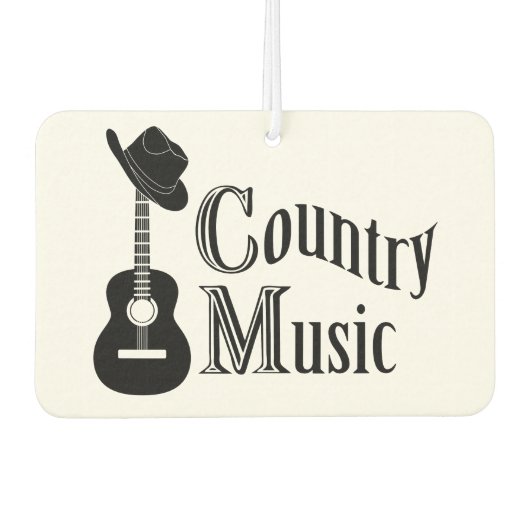 Country Musik Autolufterfrischer (Vorderseite)