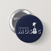 Country Musik Button (Vorne & Hinten)
