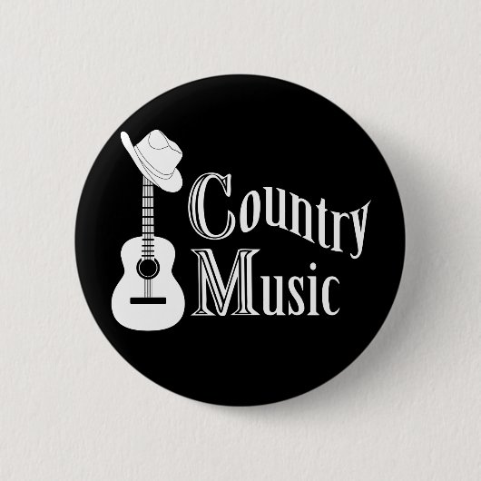 Country Musik Button (Vorderseite)