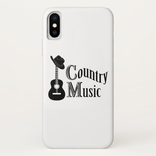 Country Musik Case-Mate iPhone Hülle (Rückseite)