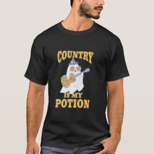 Country-Musik-Genre Mundharmonika Cowboy Alter Rhy T-Shirt
