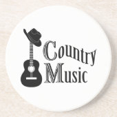 Country Musik Getränkeuntersetzer (Vorne)