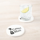 Country Musik Getränkeuntersetzer (Seite)