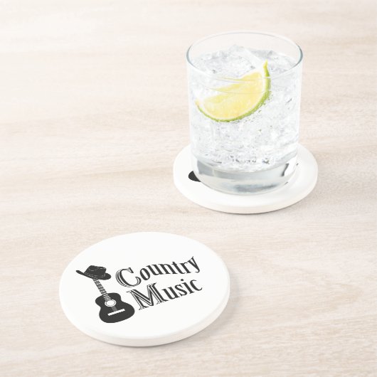Country Musik Getränkeuntersetzer (Seite)