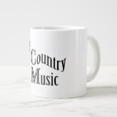 Country Musik Jumbo-Tasse (Vorderseite Rechts)