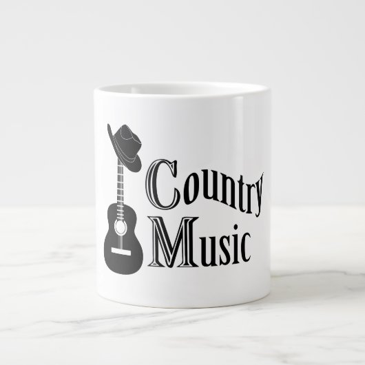 Country Musik Jumbo-Tasse (Vorderseite)