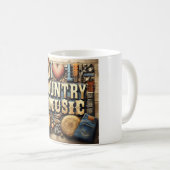 Country-Musik. Kaffeetasse (VorderseiteRechts)