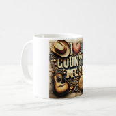 Country-Musik. Kaffeetasse (Vorderseite Links)
