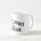 Country Musik Kaffeetasse (VorderseiteRechts)