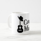 Country Musik Kaffeetasse (Vorderseite Links)