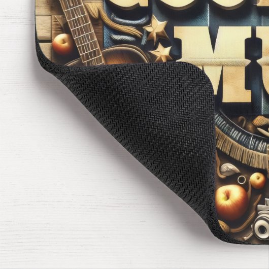 Country-Musik. Mousepad (Ecke)