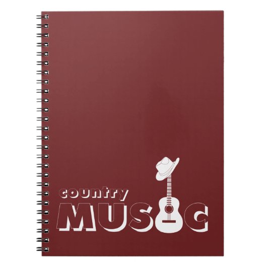 Country Musik Notizblock (Vorderseite)