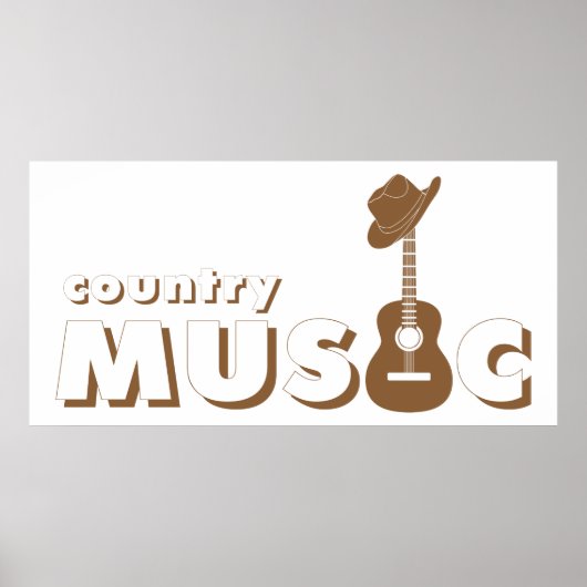Country Musik Poster (Vorne)