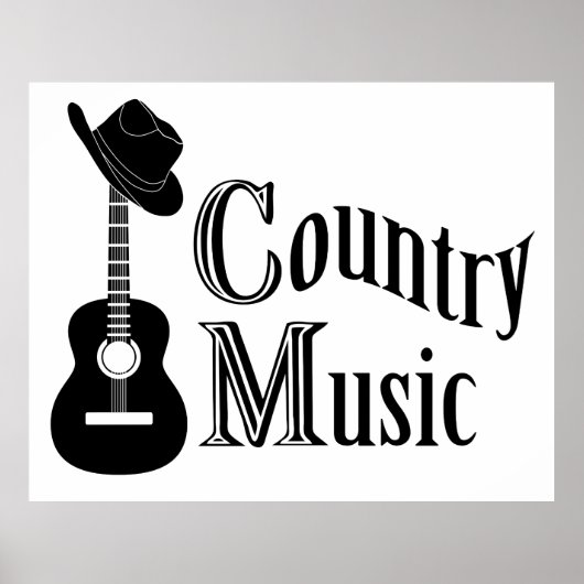 Country Musik Poster (Vorne)