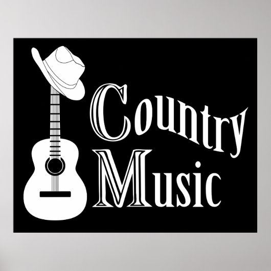 Country Musik Poster (Vorne)