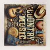 Country-Musik. Puzzle (Horizontal)