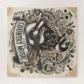 Country-Musik. Puzzle (Horizontal)