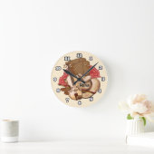 Country-Musik  Runde Wanduhr (Zuhause)