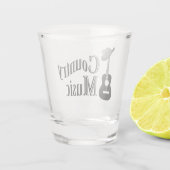 Country Musik Schnapsglas (Rückseite)