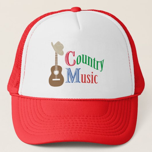 Country Musik Truckerkappe (Vorderseite)
