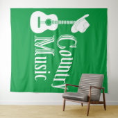 Country Musik Wandteppich (Beispiel (Horizontal))