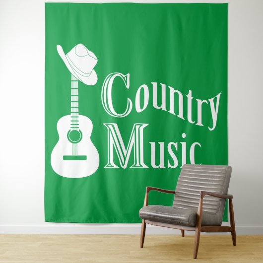 Country Musik Wandteppich (Beispiel)