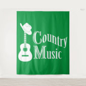 Country Musik Wandteppich (Vorderseite)