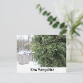 Country NH Winter Postkarte (Stehend Vorderseite)