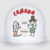 Country of Canada by RoseWrites Schneekugeln (Vorderseite)