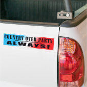 COUNTRY OVER PARTY!! AUTOAUFKLEBER (Auf Lkw)