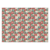 Country patchwork christmas pattern tischdecke (Vorderseite (Horizontal))