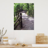 Country Path Print Poster Artwork Wall Mural (Küche)