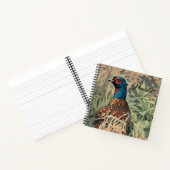 Country Pheasant Male Bird Gray Personal Journal Notizblock (Innenseite)