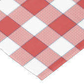 Country Picnic Red Gingham Tischdecke (Schrägansicht)
