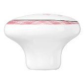 Country Pig Cartoon Keramik Drehknopf Keramikknauf (Seitenansicht)