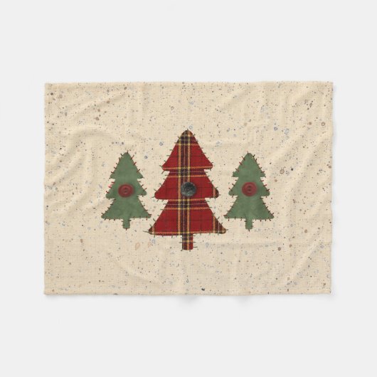 Country Pine Fleece Blanket (Vorderseite (Horizontal))