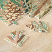Country Pinecone Vintag Elegante Weinroute Mendris Puzzle (Seite)