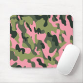 Country Pink Green Army Camouflage Camouflage Must Mousepad (Mit Mouse)