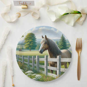 Country Pony Pferdegeburtstagsfeier Pappteller