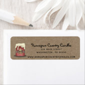 Country Primitive Grubby Candle Kraft Rückkehr (Insitu)