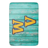 Country Primitive Old Wood Bauernhof West Virginia Badematte (Vorderseite Vertikal)