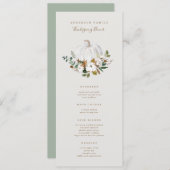 Country Pumpkin Erntedank Dinner Menü Menükarte (Vorne/Hinten)