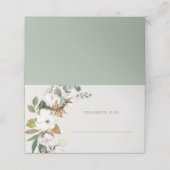 Country Pumpkin Erntedank Dinner Platzkarten (Außenseite Aufgefaltet)