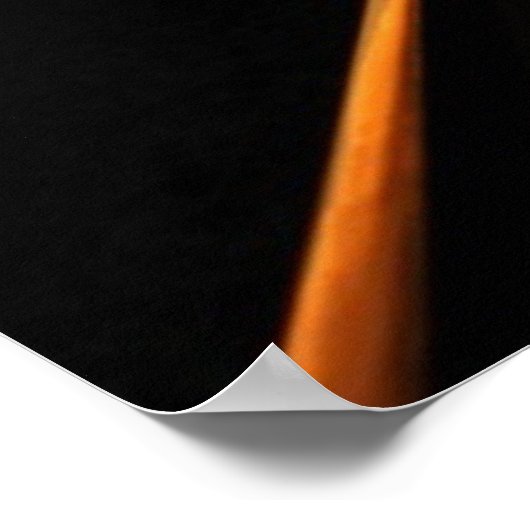 Country Railway Sunset Poster (Ecke)