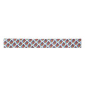 Country Red Barn Satin Ribbon Satinband (Vorderseite)