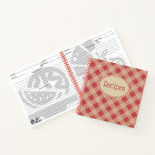 Country Red Kitchen Rezept Notebook Notizblock (Innenseite)