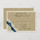 Country Response Card für Schiffe und Schiffe RSVP Karte (Vorne/Hinten)