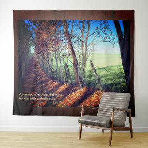 Country Road Fine Art Landschaft Print Wandteppich